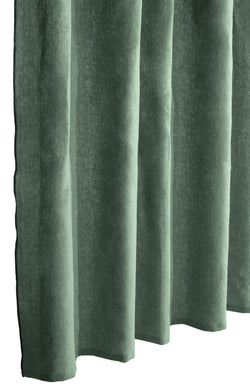 ORLANDO Rideau prêt à poser opaque - vert foncé / L: 140.0 cm x H: 270.0 cm