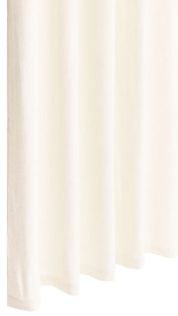 MAYA Fertigvorhang blickdicht - Weiss / B: 150.0 cm x H: 270.0 cm