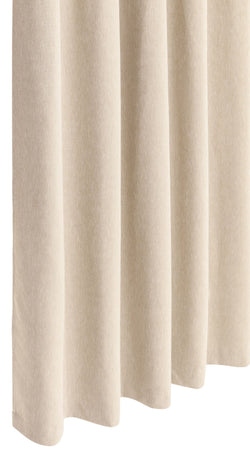 MIRO Fertigvorhang blickdicht - B: 150.0 cm x H: 270.0 cm / Creme
