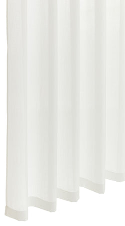 YANA Fertigvorhang Tag - Weiss / B: 150.0 cm x H: 260.0 cm