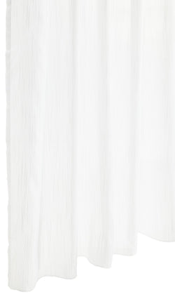 LUISA Rideau prêt à poser jour - Blanc / L: 150.0 cm x H: 260.0 cm