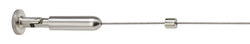 FLEXO LINE Tringle à câble pour rideaux - Argent / L: 5.0 m