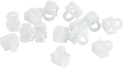 CLICK-IT MAXI Gleiter mit Queröse - Weiss / B: 8.0 cm x T: 10.0 cm x H: 2.0 cm