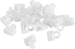 CLICK-IT MINI Gleiter mit Queröse - Weiss / B: 8.0 cm x T: 10.0 cm x H: 2.0 cm