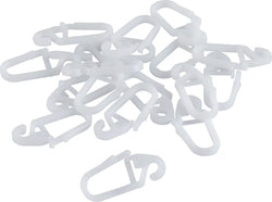 UNIVERSAL Ganci per pieghe - Bianco / L: 23.0 mm x P: 13.0 mm x A: 2.0 mm