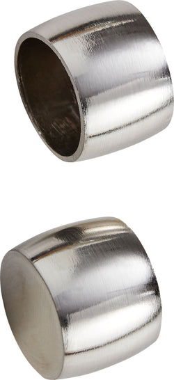 MÉTAL ANDRAX Embout tringle à rideau - Argent