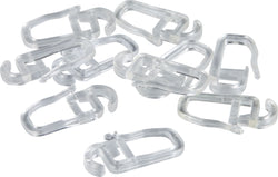 Clips à crochet pour plis 3.4mm Clips à crochet pour plis - Transparent / L: 3.4 mm x P: 19.0 mm