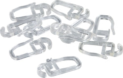 Clipsfaltenhaken 3.4mm Clipsfaltenhaken - Transparent / B: 3.4 mm x T: 19.0 mm