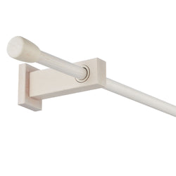 Porte-objet mural en bois - Blanc / L : 7,0 cm x H : 18,0 cm