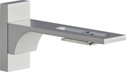 UNIVERSAL Support mural - Argent / L: 13.0 cm x P: 6.5 cm