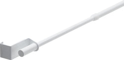 ELEGANCE Vorhangringe mit Klammern - B: 60.0 cm / Weiss