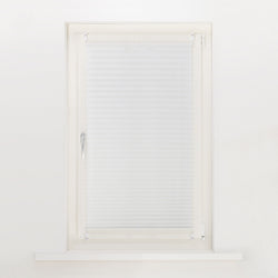 BASIC CRUSH Plissee - B: 40.0 cm x H: 130.0 cm / Weiss