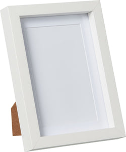 MARICA Fotorahmen - Weiss / B: 15.2 cm x T: 2.5 cm x H: 20.2 cm