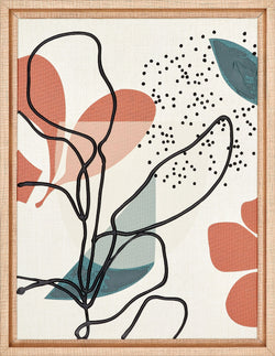 ROMEA Bild handgemalt 30x40 cm - B: 30.0 cm x T: 3.0 cm x H: 40.0 cm