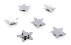 Magnete STAR - D: 1,5 cm x H: 0,5 cm / Colore argento