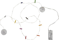 MINI CLOTHESPIN Liane à photos - Multicolore / L: 250.0 cm