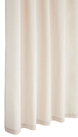 LORENZO Fertigvorhang blickdicht - Weiss / B: 150.0 cm x H: 270.0 cm