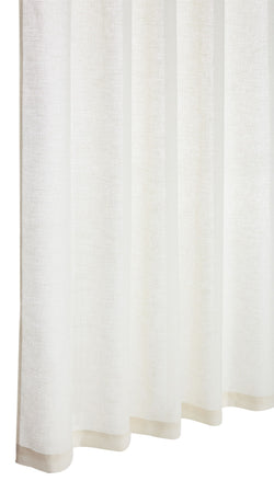 NATHALIE Tenda da giorno preconfezionata - Bianco / L: 150.0 cm x A: 270.0 cm