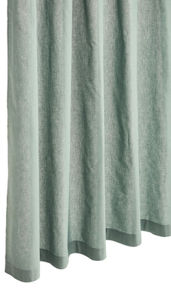 CANDELIA Rideau prêt à poser opaque - Turquoise / L: 150.0 cm x H: 260.0 cm