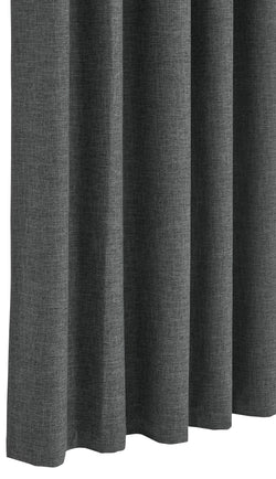 NOELLE Fertigvorhang lichtdicht - Dunkelgrau / B: 150.0 cm x H: 270.0 cm