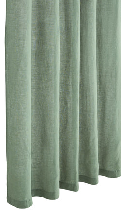 Rideau prêt à poser ZARA opaque - L : 140,0 cm x H : 270,0 cm / Vert foncé