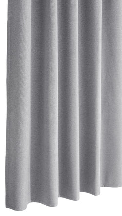 NOCHA Fertigvorhang blickdicht - B: 150.00 cm x  H: 270.00 cm / Grau