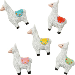 LLAMA Magnet - Multicolor / B: 2.6 cm x T: 3.5 cm x H: 0.8 cm