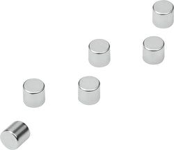 BOLT Magnet - Silber / B: 0.5 cm x H: 0.8 cm