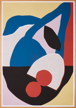 FLORAL 04 Bild gerahmt 70x100 cm - B: 71.0 cm x T: 2.0 cm x H: 101.0 cm