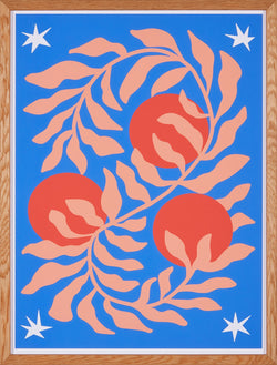 FLORAL 01 Bild gerahmt 30x40 cm - B: 31.0 cm x T: 2.0 cm x H: 41.0 cm