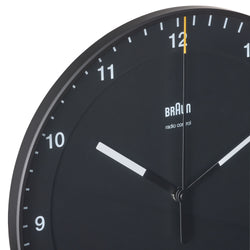 Horloge murale BRAUN - Noire / H : 30,0 cm