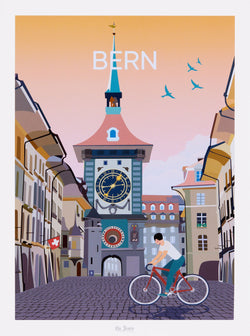 La Jonx BERN Poster - B: 30.0 cm x T: 0.1 cm x H: 40.0 cm