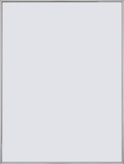 CROSS argento Cornice per quadri - Argento / L: 21.6 cm x P: 1.2 cm x A: 30.2 cm