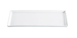 Piatto da portata ESTELLE - L: 35,0 cm x P: 21,5 cm x A: 1,5 cm / Bianco