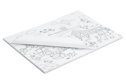 KIDS FUN Papiertischset - Weiss / B: 42.0 cm x T: 30.0 cm