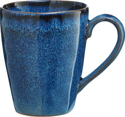 MARLOU Tasse - Blau / B: 11.0 cm x T: 8.0 cm x H: 10.5 cm