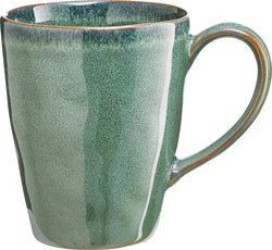 MARLOU Tasse - Grün / B: 11.0 cm x T: 8.0 cm x H: 10.5 cm