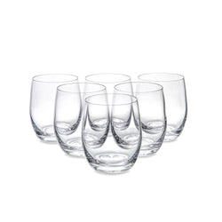ALICIA Set de verres à eau - Transparent / Hauteur : 9,2 cm
