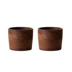 RAW TEAK Eierbecher - Natur / D: 5.0 cm x H: 4.3 cm