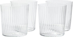 LSA GIO LINE Set de verres à eau - Transparent / Hauteur : 6,0 cm