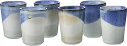TERRAFINA Set di tazze da espresso - Beige, Blu / A: 7.0 cm