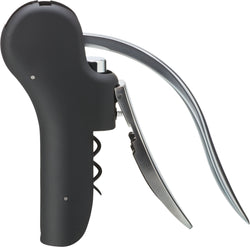 VIN BOUQUET Cavatappi a leva - Nero / Argento / L: 17.5 cm x P: 4.5 cm x A: 13.0 cm