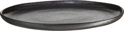 OEIRAS II Assiette plate - Noir / Hauteur : 2,0 cm