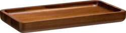 SANDRINE Platte - Dunkelbraun / B: 25.0 cm x T: 10.0 cm x H: 2.5 cm