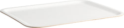 PALMIRO Serviertablett - Weiss / B: 43.0 cm x T: 33.0 cm x H: 1.4 cm