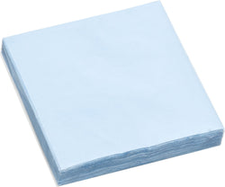 PAPER PAPER Serviettes de table en papier - Bleu clair / L: 25.0 cm x P: 25.0 cm x H: 0.1 cm