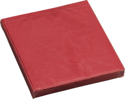 PAPER Serviettes de table en papier - Bordeaux / L: 33.0 cm x P: 33.0 cm x H: 0.1 cm