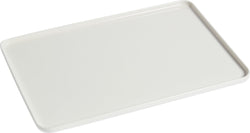 NUANCES Plat de service - Blanc / L: 33.5 cm x P: 23.7 cm x H: 1.4 cm