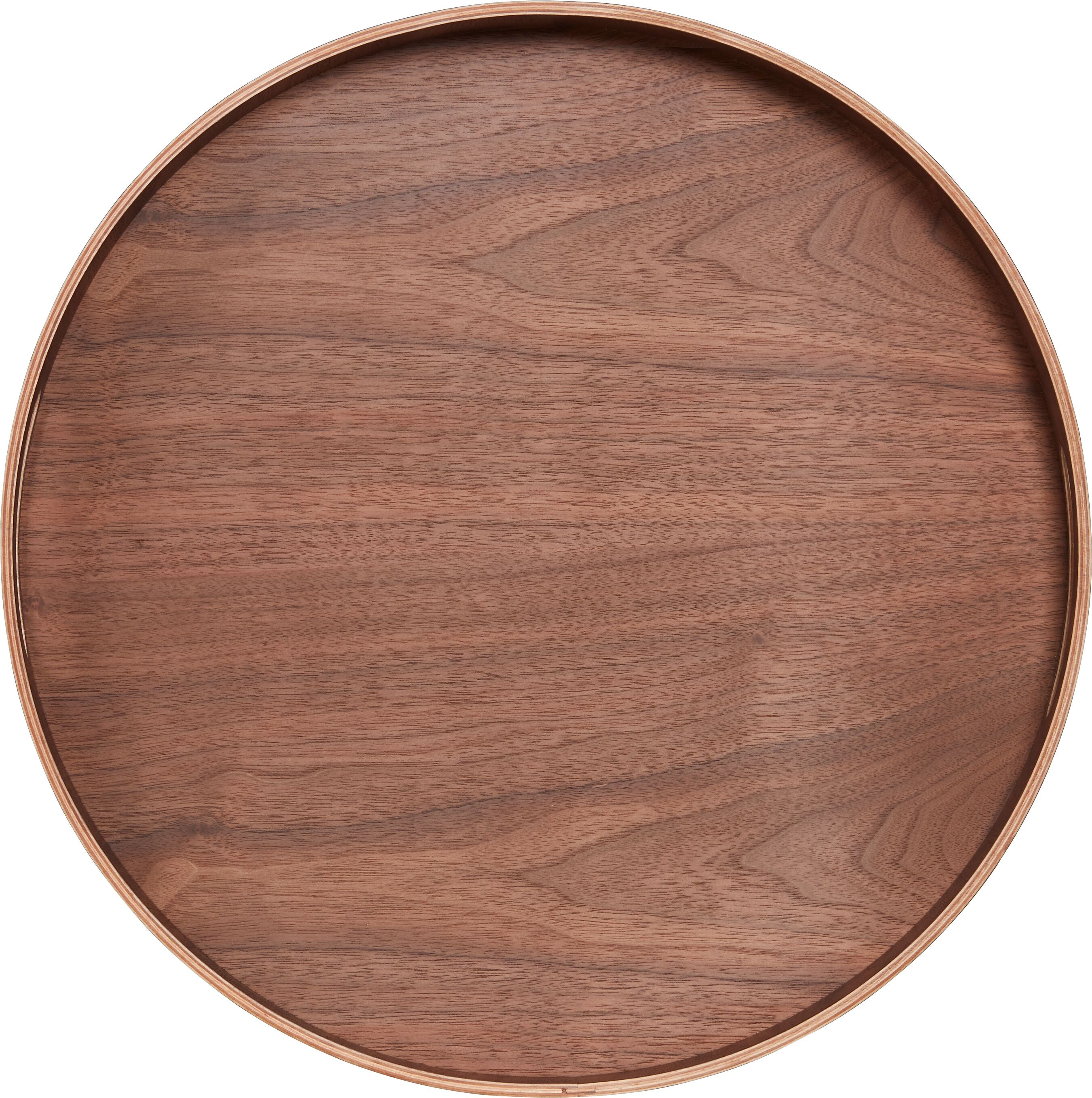 ELEO SERVIERTABLETT FSC WALNUSS D40X5CM