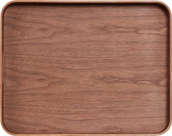 ELEO SERVING TRAY FSC WALNUT 45X36X6CM - Dunkelbraun / L: 45.0 cm x P: 36.0 cm x H: 6.0 cm